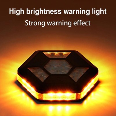360 Degree Rotating LED Magnetic Car Warning Light Flashing Light Beste