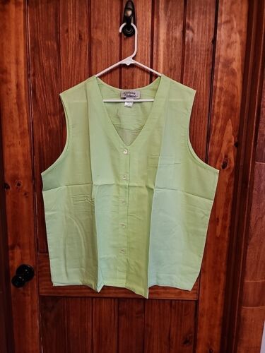 Damen-Pyjama-Set Anthony Richards Größe 2X limettengrün 2 Stück NEU