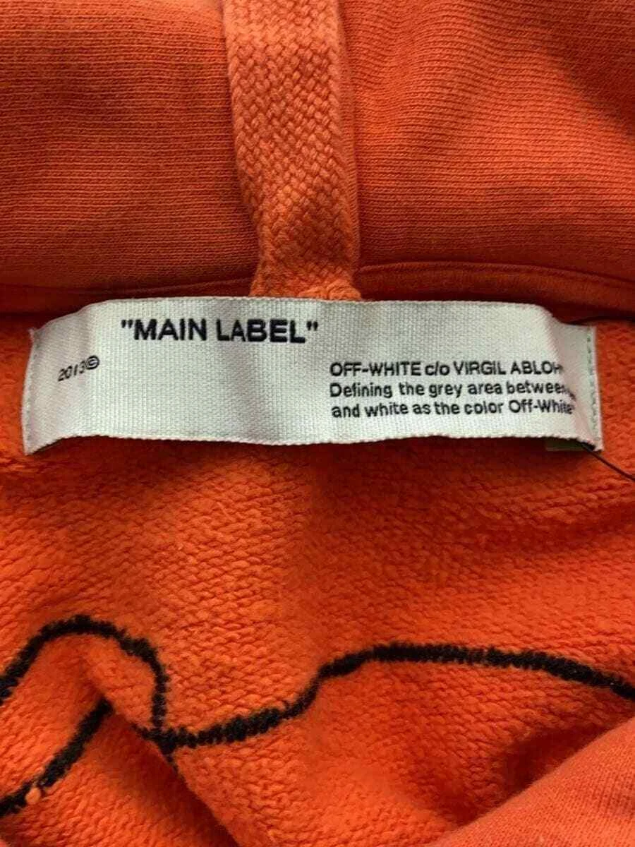 OFF WHITE Felpa con cappuccio OFFWHITE arancione S usata