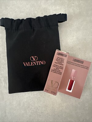 Valentino - Liquirosso LIP & BLUSH BLUR LIQUID MATTE COLOR LEVRES 