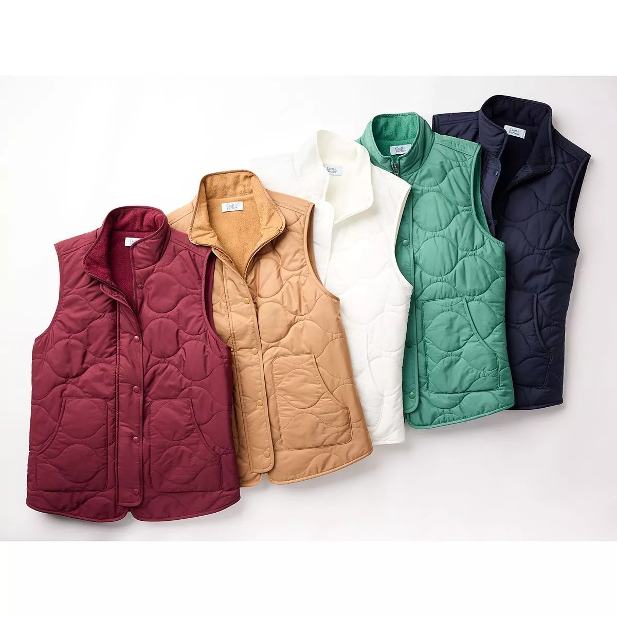 Petite quilted vest clearance