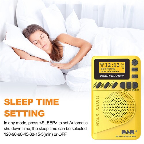 Mini Pocket DAB/DAB+ Digital FM Radio LCD Display Good Sound Speaker Long Life - Picture 3 of 15