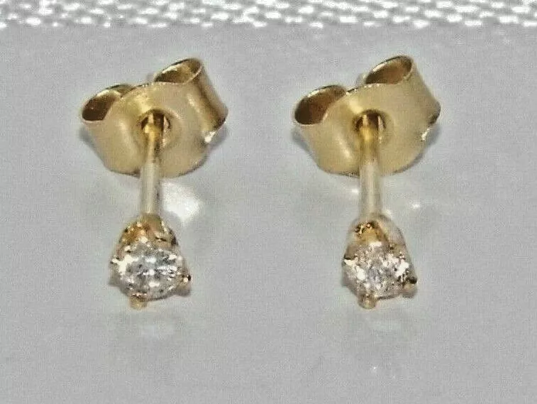 9ct gold earrings best sale ebay