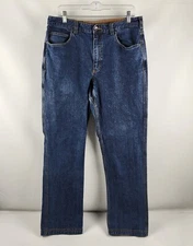 Duluth Trading Co Jeans Mens 36x33 Blue Flex Ballroom Denim