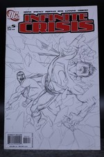 Infinite Crisis (2005) #5 2nd Print George Perez Sketch Cov 1st Blue Beetle NM-