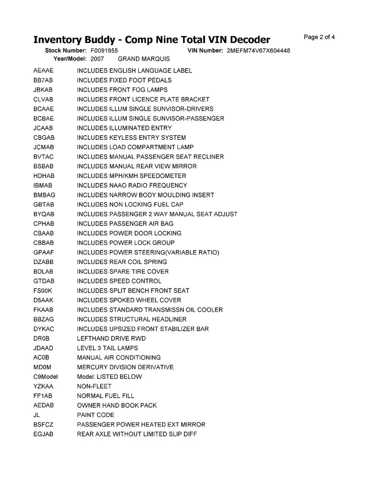 Used Engine Complete Assembly fits: 2007 Mercury Grand marquis 4.6L VIN V 8th di Foto 4 de 4