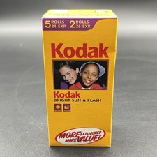 Kodak Bright Sun Flash 35mm Color Print Film 7 Rolls 2003 Sealed