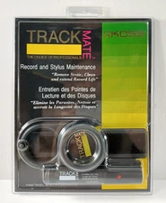 Vintage 1989 Koss TRACK MATE Vinyl Record & Stylus Pro Cleaning Maintenance Kit!