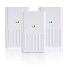 MOTOROLA MH7023 WIFI MESH SYSTEM 3 PACK REPLACES ROUTER EXTENDER - WHITE