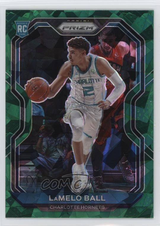 2020-21 Panini Prizm Green Ice Prizm LaMelo Ball #278 0p7c