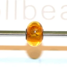 TROLLBEADS Amber Unique Rare Retired Limited Edition LAA 925 Bead - A15 New 