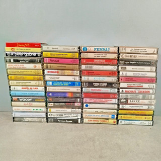 Lot de 57 CASSETTES Audio Vintage K7 Musique Francaise Opera Variété R3