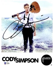 Cody Simpson Signed 8x10 Photo BAS Beckett COA Auto Surfers Paradise BGS Mint RC
