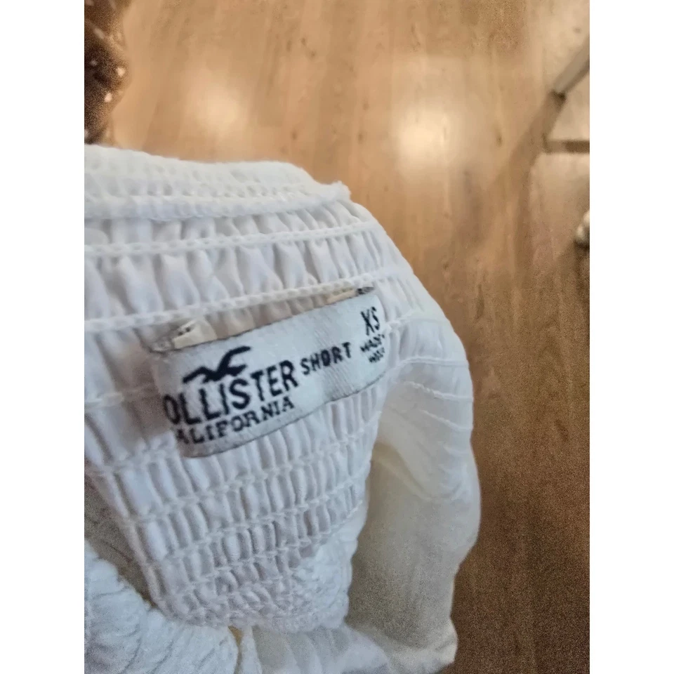 Babydoll Hollister manga corta blanco Cottagecore inspirado en y2k Foto 3 de 4