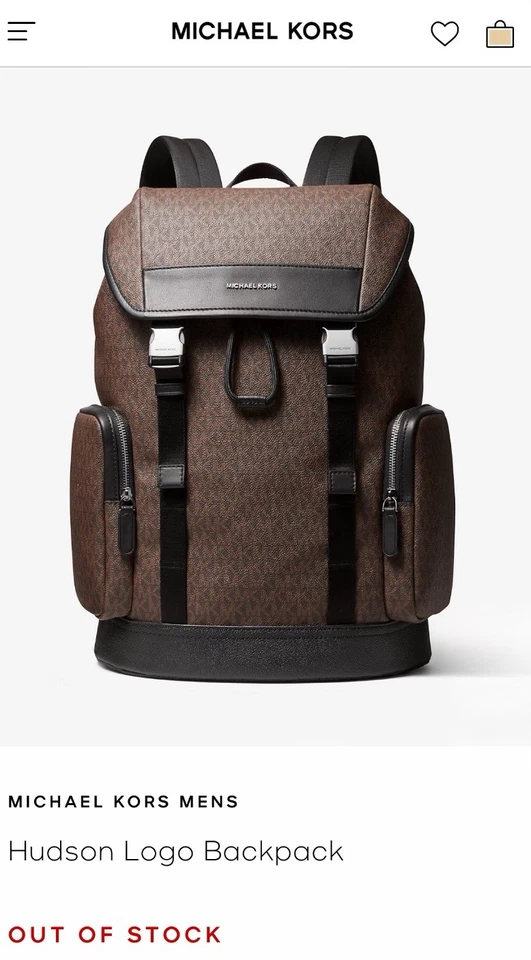 Mochila Michael Kors Hudson para hombre Foto 2 de 4