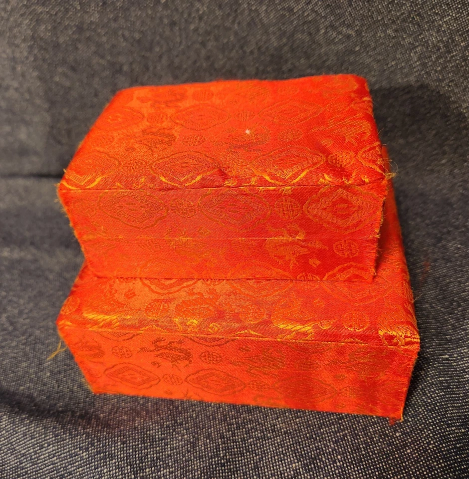 Винтажная китайская печать резные янтарные драконы зодиак «Марлен» и вставьте 2 коробки - Изображение 4 из 4