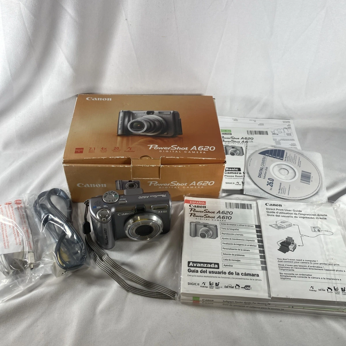 佳能PowerShot a620 数码相机| eBay
