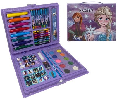 Kinder Set 65 Farben und Schreibwaren Set mit Disney Motiv