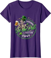 Patrick was A Saint Drinking Humor St. Patrick's Day Ladies' Crewneck T-Shirt
