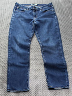 Levis 712 Slim Jeans Womens 31x28 Blue Mid Rise Stretch Denim 5 Pocket Zip Fly