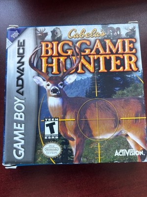 NINTENDO GAME BOY ADVANCE - CABELA'S BIG GAME HUNTER - CIB - GOOD CONDITION