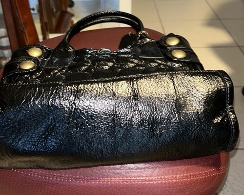 Cynthia Rowley Black Patent Leather Bag - Picture 3 of 5