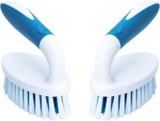 Scrub Brush, 2 Pack Household Cleaning Brushes with Stiff Bristles, Scrubbing Br