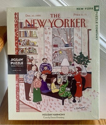 New York Puzzle Company 1000 Piece Puzzle The New Yorker Holiday Harmony NEW