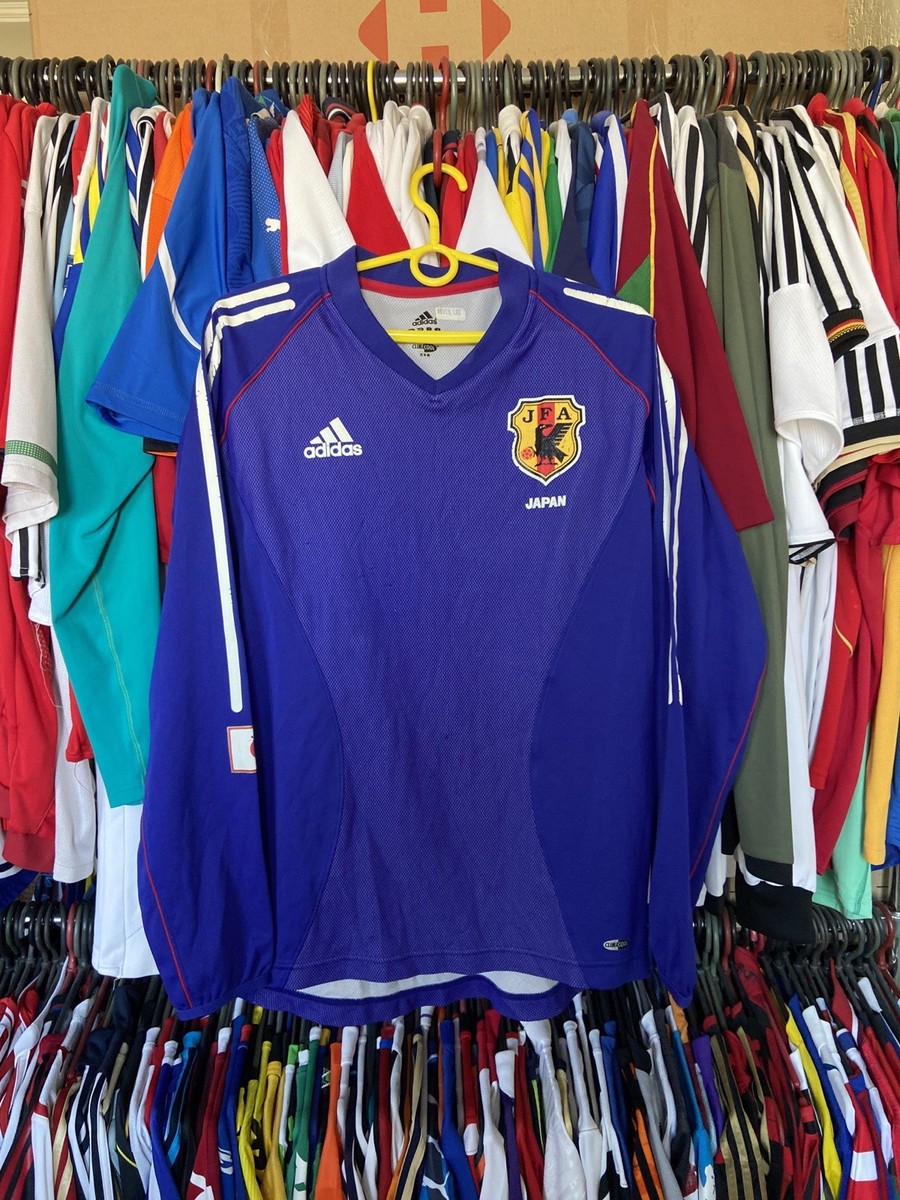 JAPANユニフォーム　Lサイズ JAPAN 2002 2003 HOME SHIRT JERSEY LONG SLEEVE PLAYER ISSUE ADIDAS