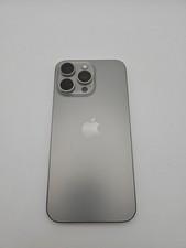 Apple iPhone 15 Pro Max Backhousing Used Replacement Part OEM - Natural Titanium