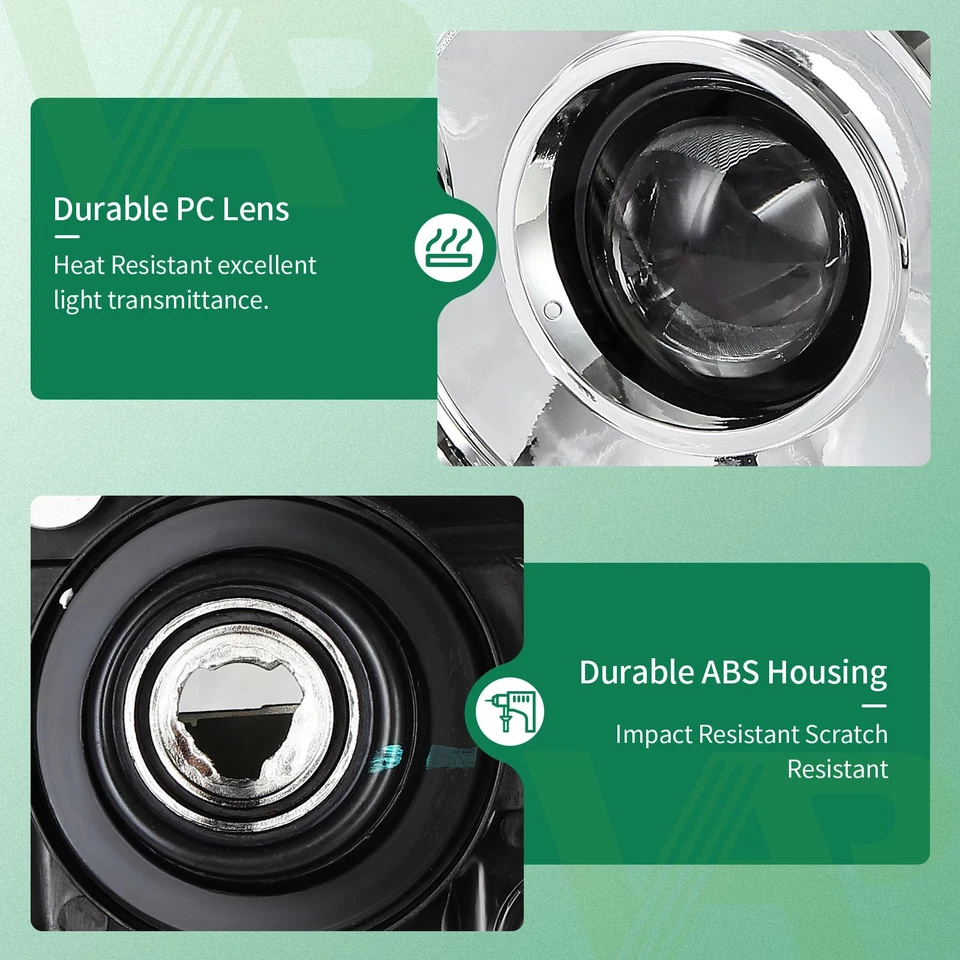 Conjunto de faros laterales izquierdo+derecho para Toyota 4Runner 4 Runner 2006-2009 Foto 4 de 4