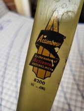 Vtg ActionBow RH Fiberglass Recurve Bow 55 lbs. Hastings, MI *Translucent