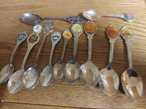 Vintage Souvenir Spoon Set