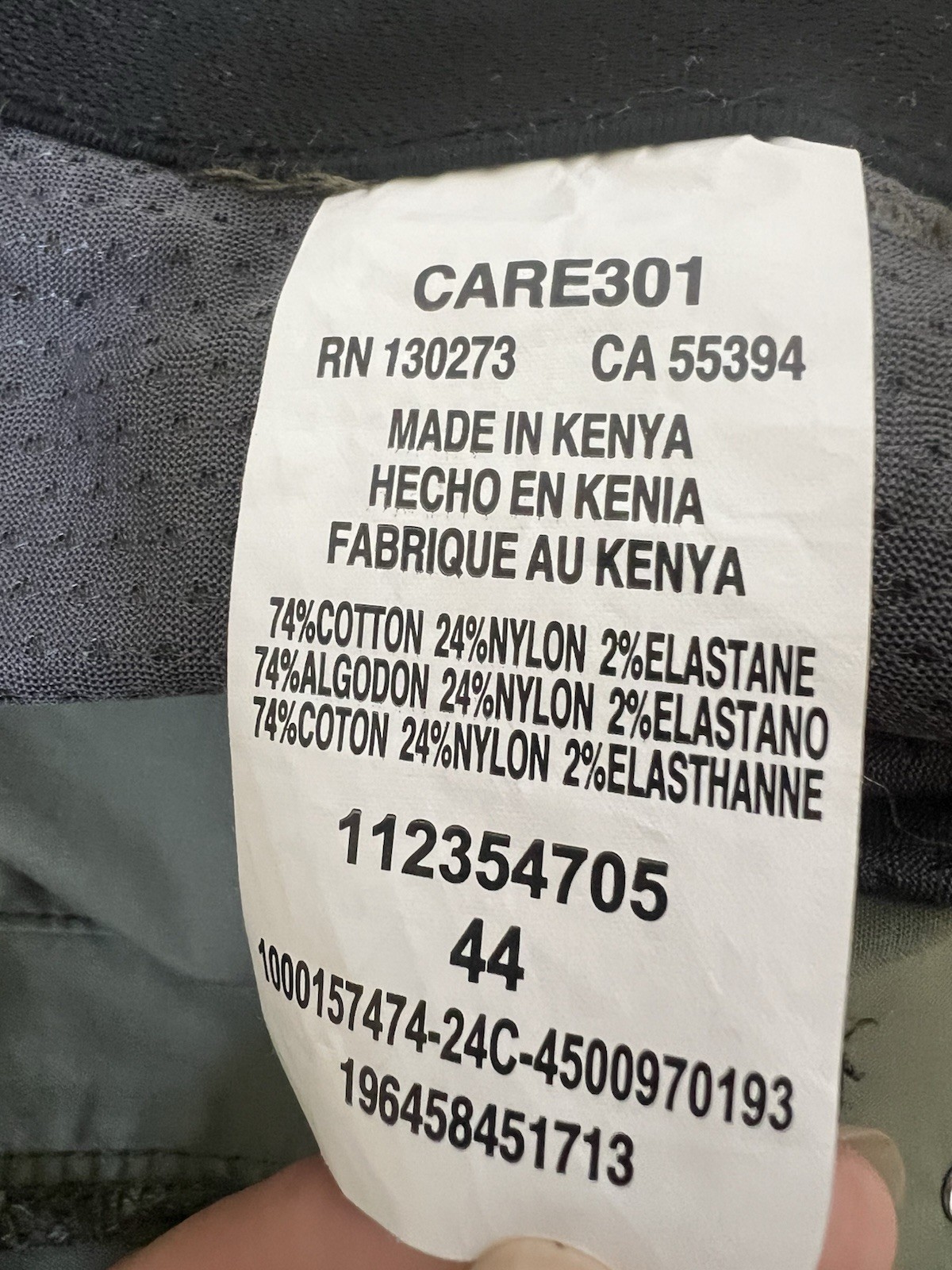 Men's Wrangler All Terrain Gear Cargo Shorts NWOT, Green, Size 44, 10" Inseam thumbnail 5