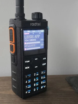 Radtel RT-910 PROGRAMED MARINE Air Band VHF UHF AM FM CB.2 ANTENNAS Scanner