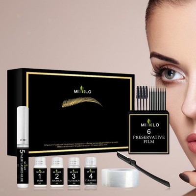 2 in 1 Wimpern Brow Lift Kit Curling Lash Lifting Augenbrauen Langanhaltendes