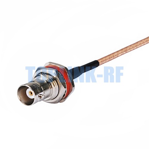 BNC Female Jack Bulkhead to IPX/U.FL Pigtail Coax Cable RG178 for Wlan Mini-PCI - Picture 2 of 5