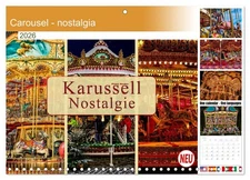 Carousel - nostalgia (Monthly Wall Calendar 2026 16.5" x 23.4" (open)), CALVENDO