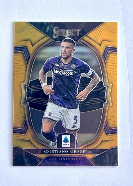 Select 2023 Serie A Cristiano Biraghi Gold Prizm /10🔥🇮🇹Fiorentina