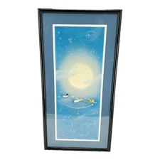 Disney Peter Pan Framed Poster 30x12 The Walt Disney Company 36x18.5