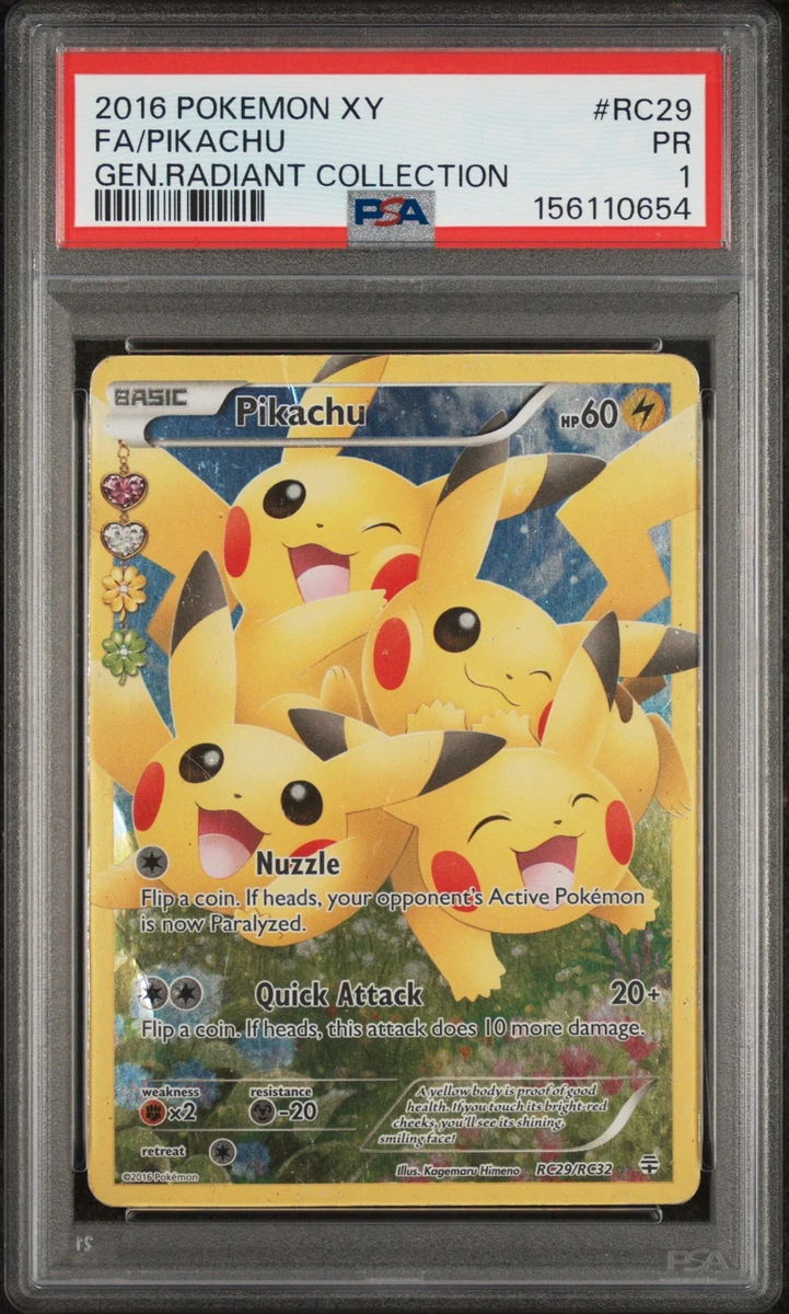 Pikachu Pokémon TCG Generations Ultra Rare Individual Collectible