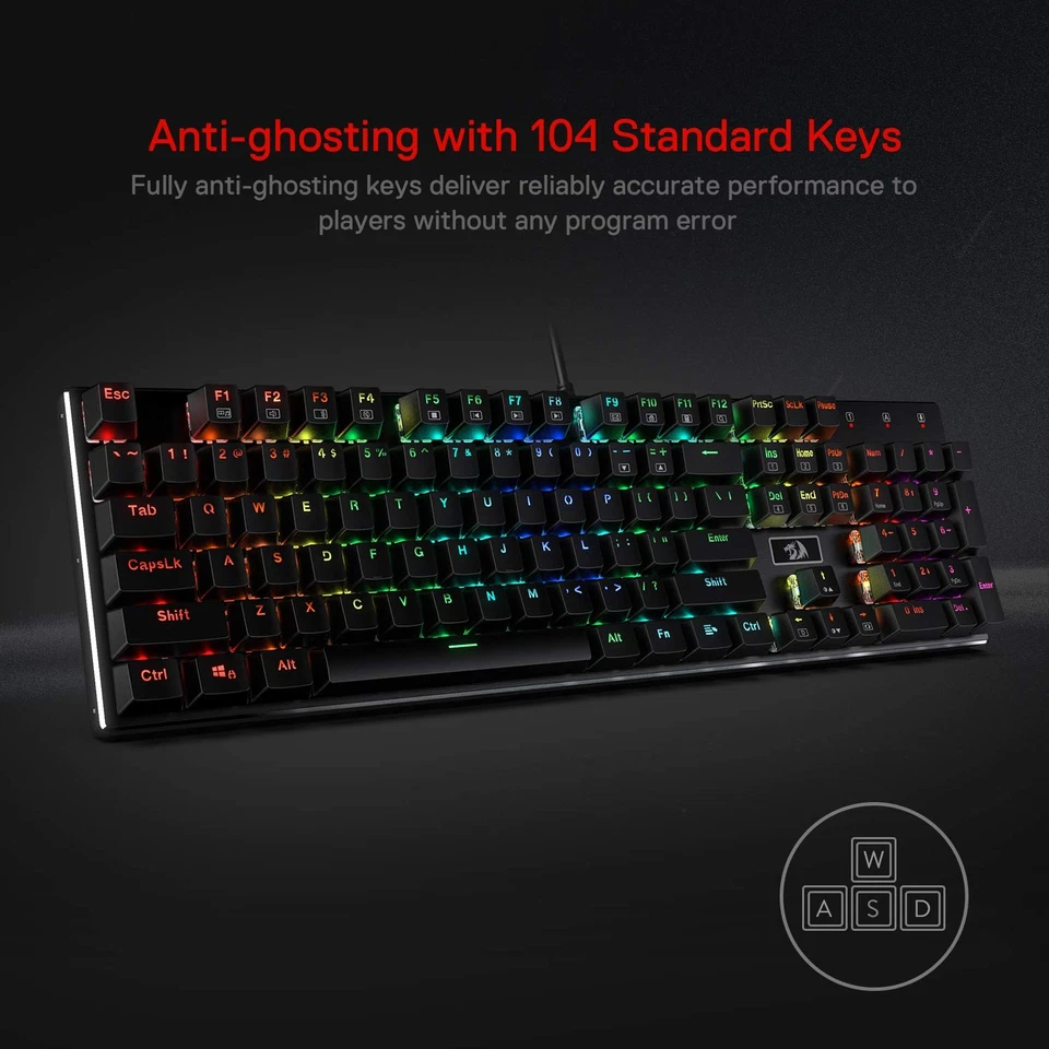 RGB Wired Mechanical Gaming Keyboard Hot-Swap Brown - Image 2 of 4