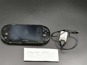 Sony PS Vita LED PCH-2000/2001 Black Model WIFI with Charger - SHIP IN 1-DAY