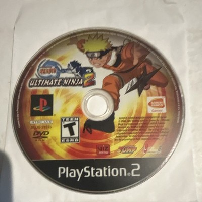 namco naruto: ultimate ninja 2 ps2 game disc only t-teen ntsc-u/c