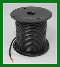 Primary Trailer Light Cable Wiring Harness 16 Gauge 100 Wire Roll Black Camper