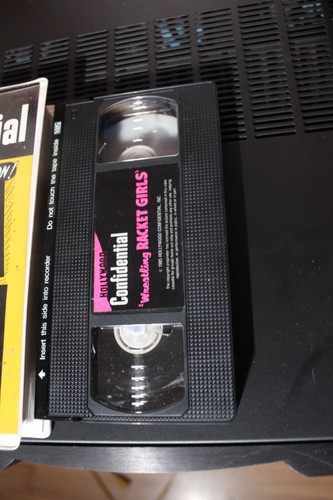 Wrestling Racket Girls Hollywood Confidential VHS Format - Picture 2 of 2