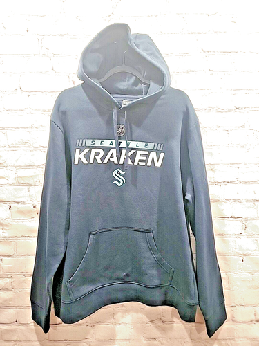 NHL Seattle Kraken Fanatics Authentic Pro Fleece Hoodie Sweatshirt Mens XL - NEW