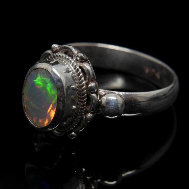 Opal 925 Sterling Silver Ring Handmade Ring Mothers Day Gift All Size BM-750 Opal 925 Sterling Silver Ring Handmade Ring Mothers Day Gift All Size BM-750