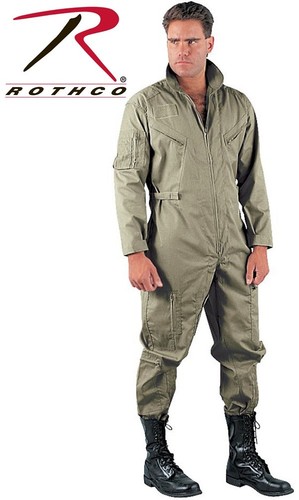 Traje de vuelo Estilo Militar Color Caqui Estilo Fuerza Aérea vuelo Batas  Rothco 7508 | eBay