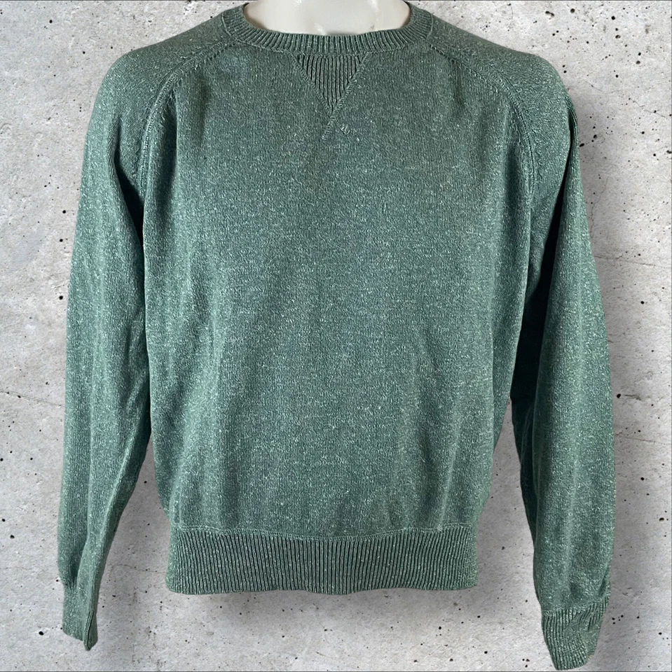 Jack Spade Sweater Men’s 2XL Dawson Crew Neck Cotton Linen Knit Preppy D40 - Image 4 of 4